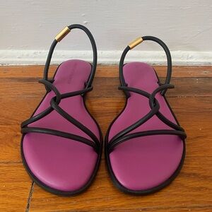 Havaianas Black and Purple Women's Sandals